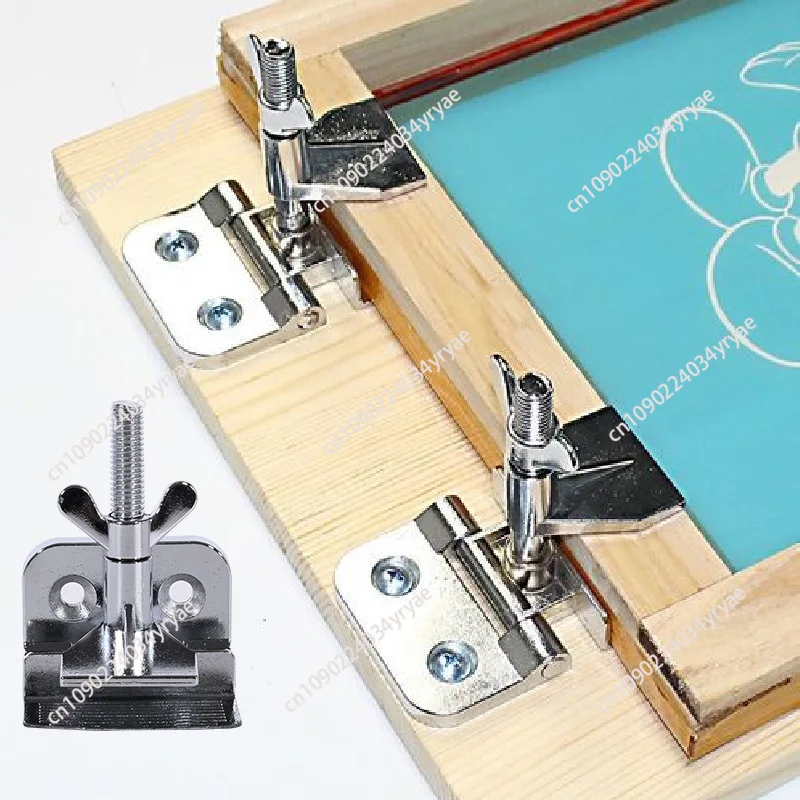clip Screen printing chuck Screen printing fixture n printing desktop chuck enlarged thick boutique chrome plating