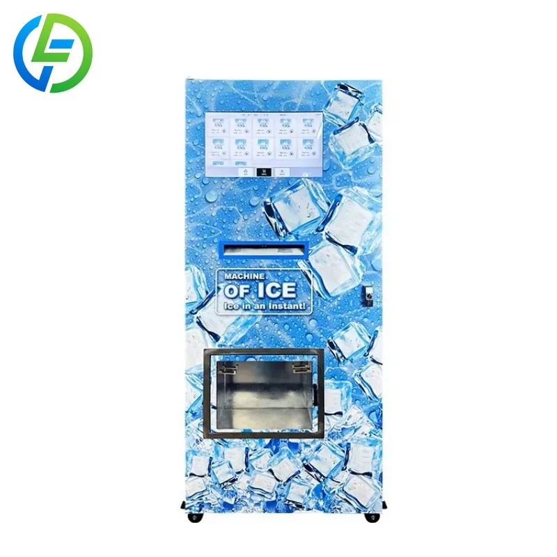 Foodline All‑in‑one Self‑service Ice Water Vending Machine Automatic Ice Cube Dispenser For Mall Service Area Plaza