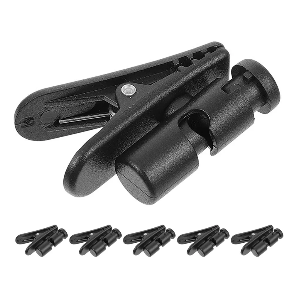 

6Pcs Earphone Wire Clips Anti Tangle Microphone Cord Clip Stable Hold Headphone Cable Clip Lapel Mic Wire Fixing Accessory