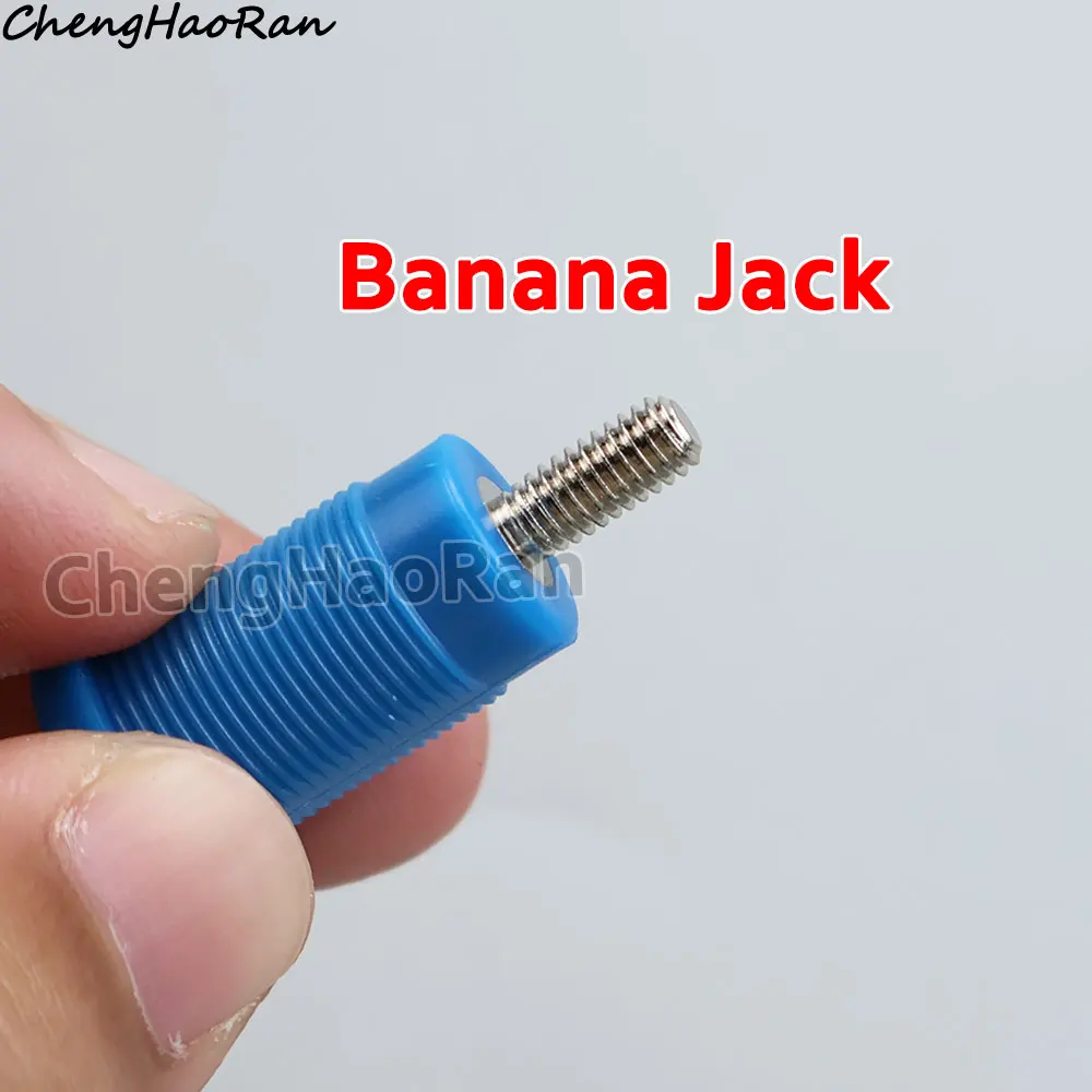 2/5 шт. 4 мм клемма, разъем типа «банан», безопасный разъем для панели CATIII 1 кВ/MAX 32A, латунь, никелированная замена