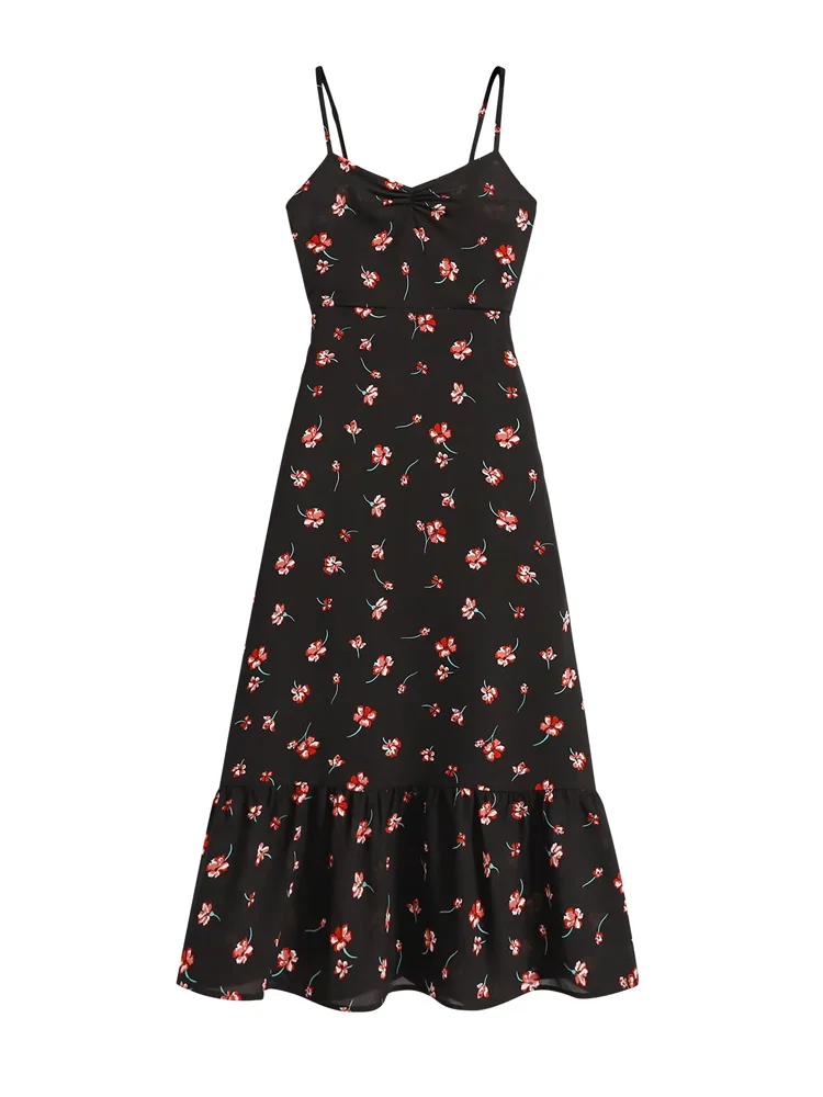 

Элегантное женское мини-платье без рукавов с жемчугом, черное, для вечеринок, лето 2026, с V-образным вырезом, сексуальное, роскошное, больших размеров