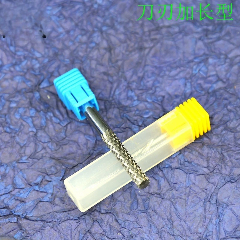 Solid Carbide Flat-Bottom Router Bit Corn-Type End Mill for Copper & Aluminum Precision Milling