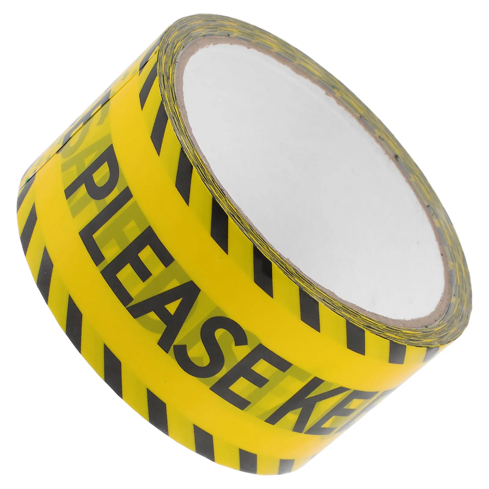 1 Roll Construction Warning Tape 25 Meters Reliable Bonding Keep Safe Distance Label Bright Safety Sticker for Factory Bank