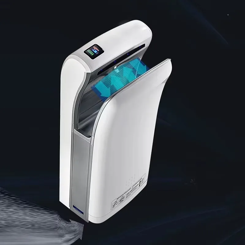Wall Mounted Bathroom High Speed Wall Mounted Fast Dry Double Side Infrared Sensor Touchless Electric Automatic Jet Hand Dryers