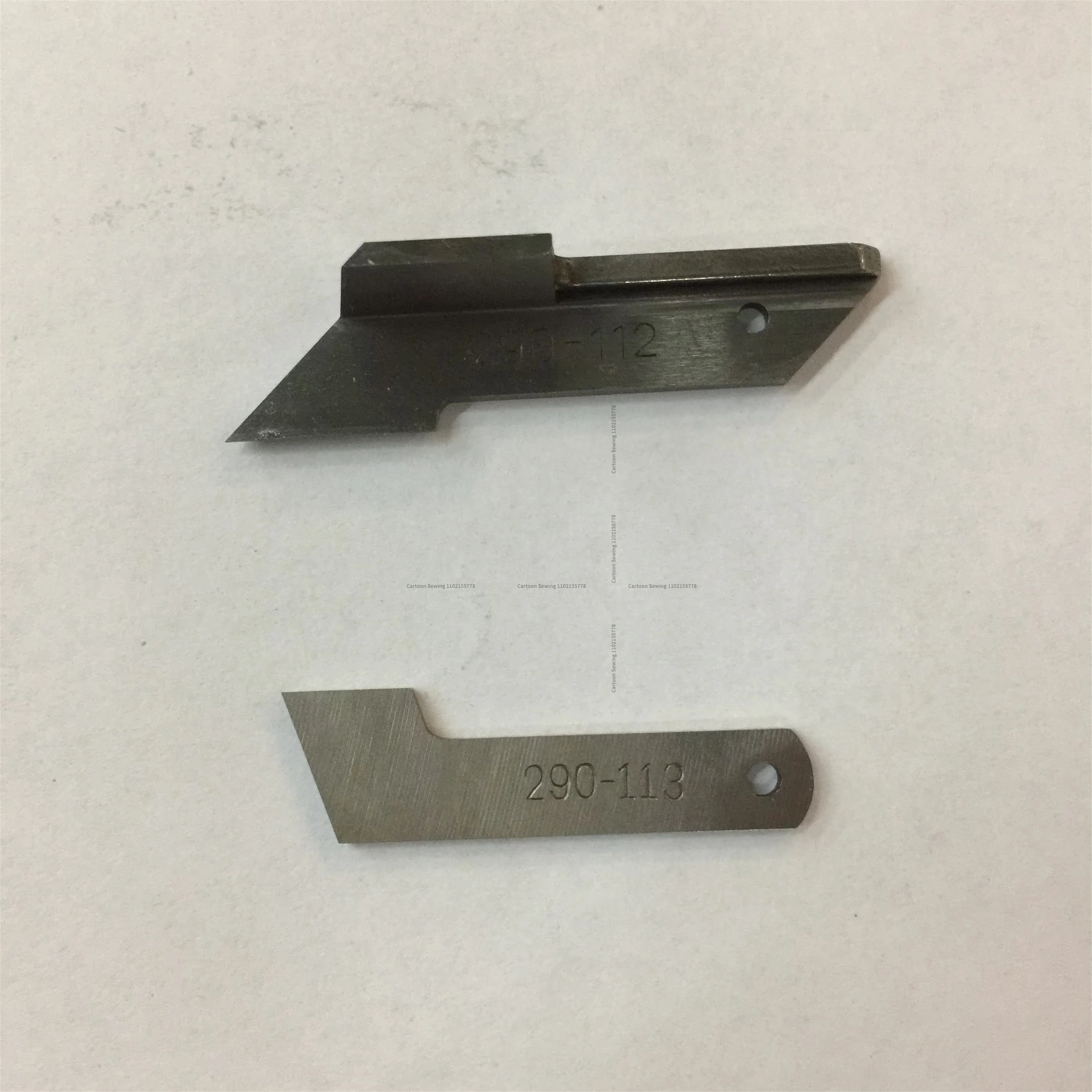 

290-112 290-113 Лезвие, прочный H-образный верхний нож, нижний угловой резак для Yamaha 27 327 527 627, более толстый материал, оверлок, шитье