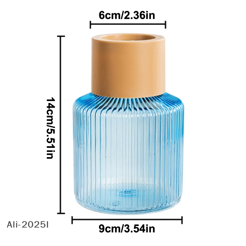 

【I】Transparent Hydroponic Pot Indoor Hydroponic Plant Pot Plastic Mini Pot Table Pot Home Bonsai Decoration