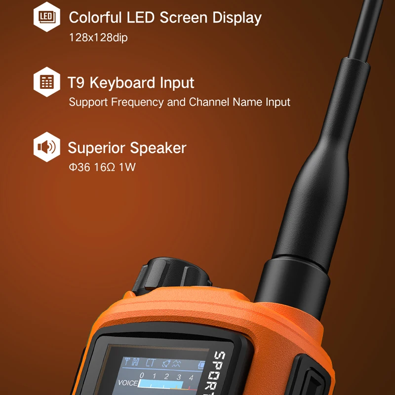 Senhaix8800 Multi-Functional Handheld Walkie Talkie App บลูทูธเขียนความถี่ Dual Band สถานี Self ขับรถเดินทาง