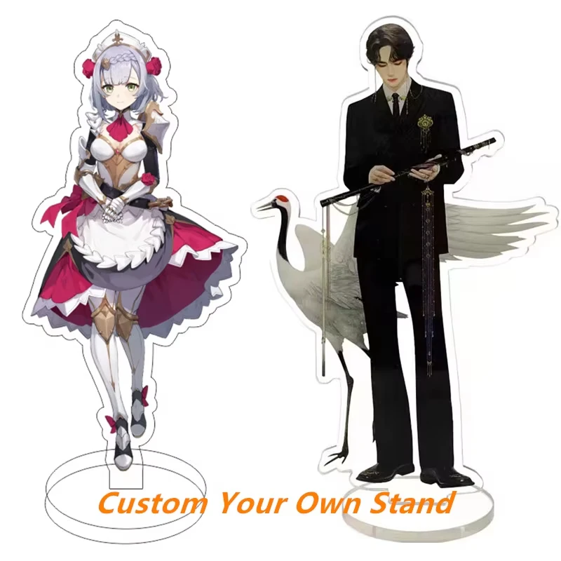 Personalized Custom Acrylic Stand 1 Piece Custom Photo Character Standee Printing Anime Desk Decoration Fan Gift