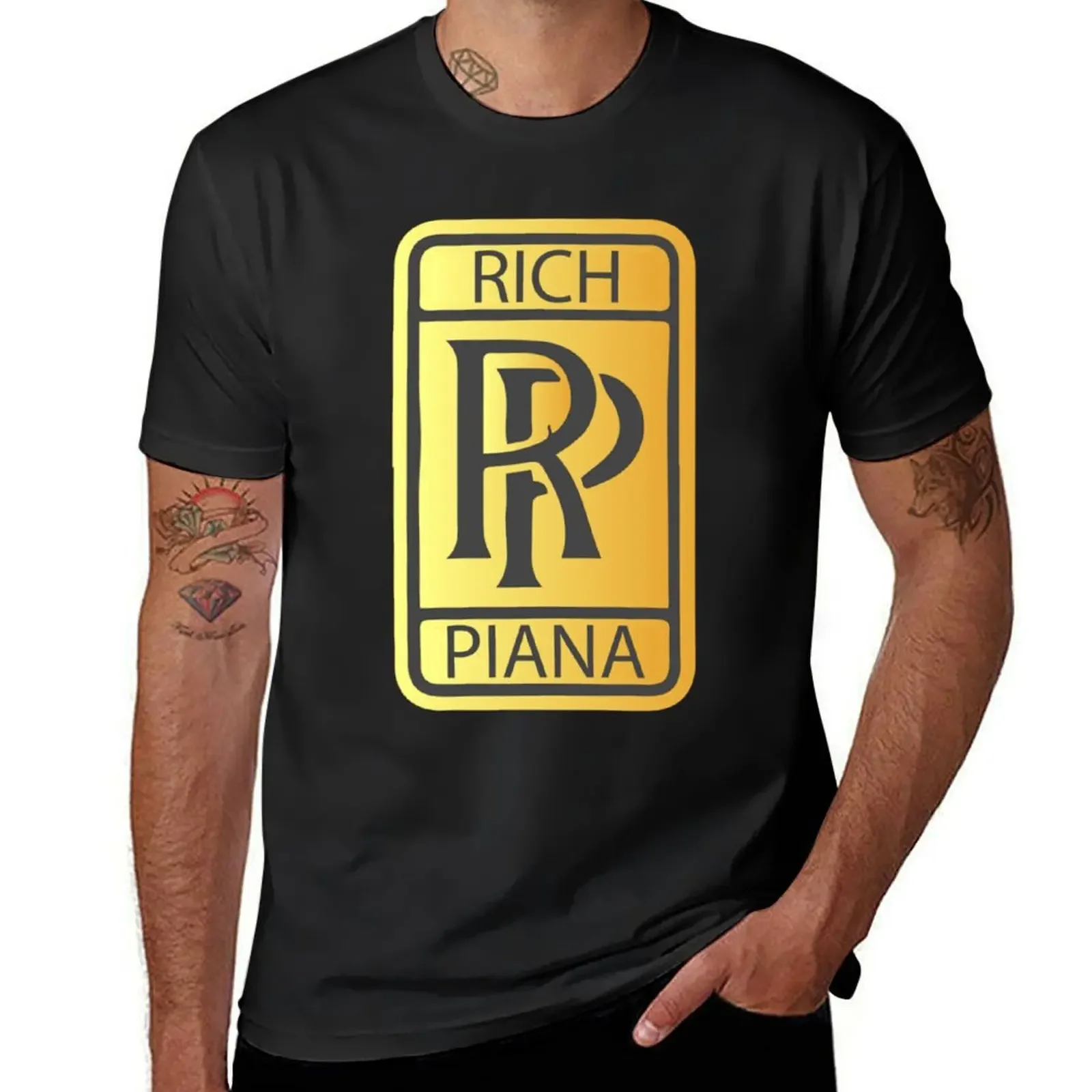 

rich piana I am the 5 Essential T-Shirt designer shirts boys animal print street wear kawaii clothes funny t shirts men