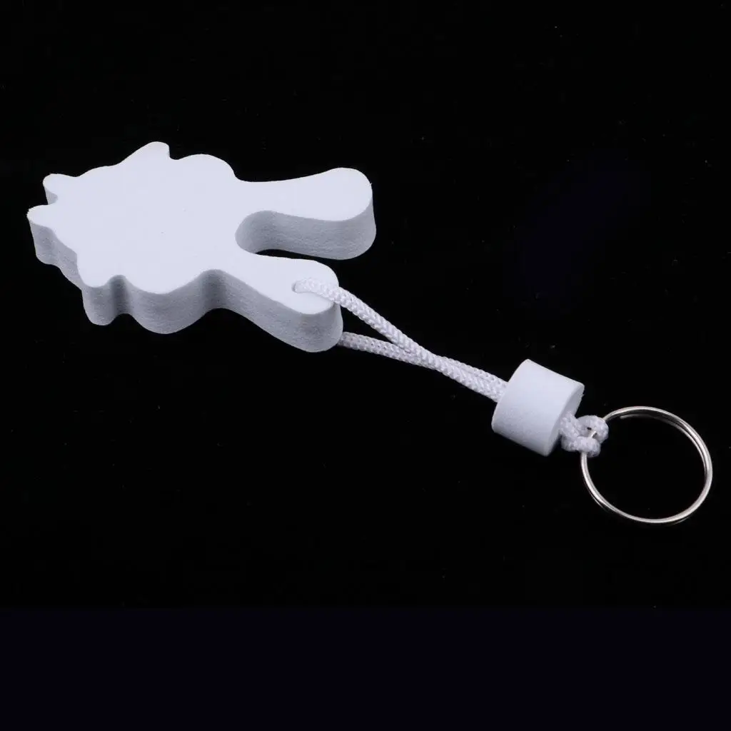 EVA Foam Float Keychain Lightweight Boat Keyring Sailing Yacht Accessories for Marine Boating Fishing Kayak