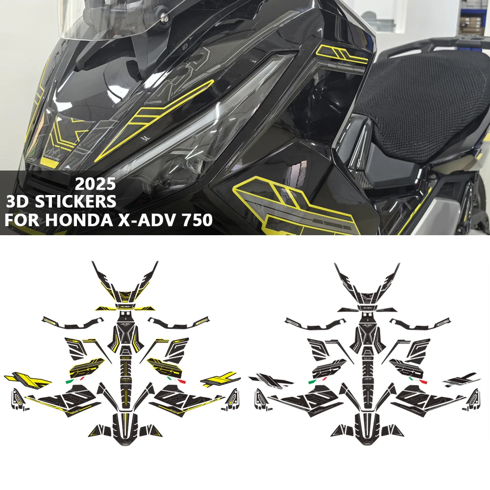 

Аксессуары для мотоциклов для Honda X-ADV 750, защитные наклейки, наклейки для кузова, крыла, обтекатель, поручня X-ADV 750 2025