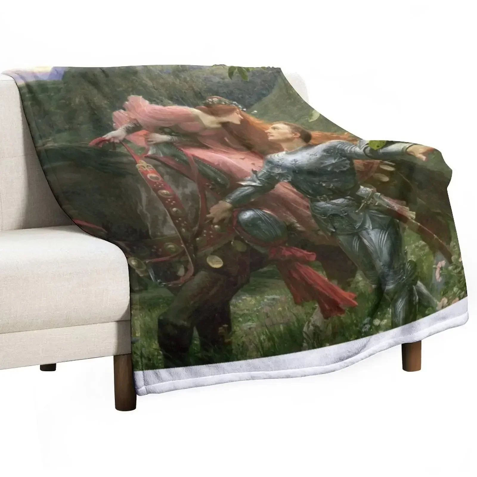 la belle dame sans merci Throw Blanket Sofa Designers Softest Blankets