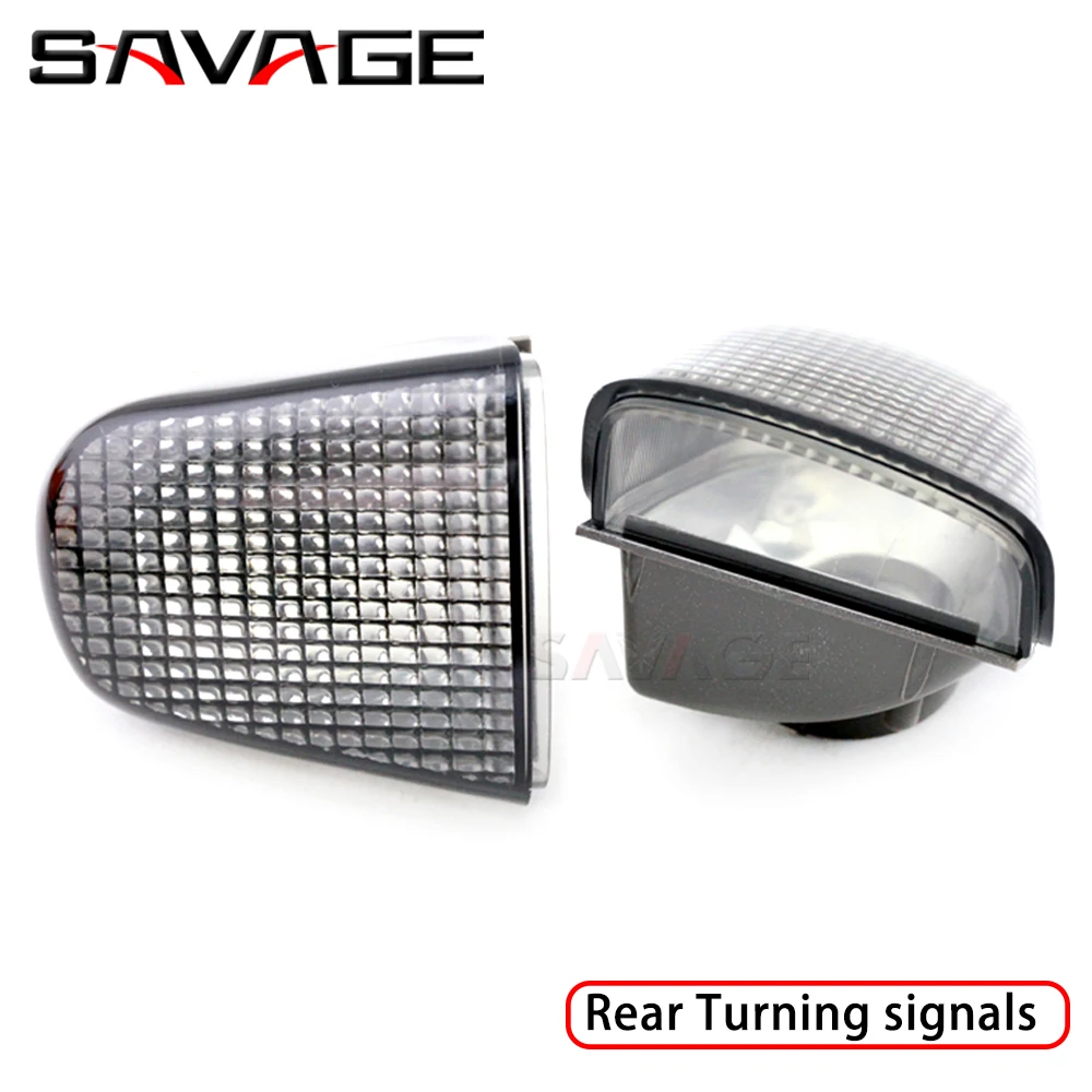 Turn Signals Motorcycle Lens For KAWASAKI ZZR 1100 C ZX 11 NINJA 1990 1991 1992 LED Indicator Front Rear Blinker Lights Cover