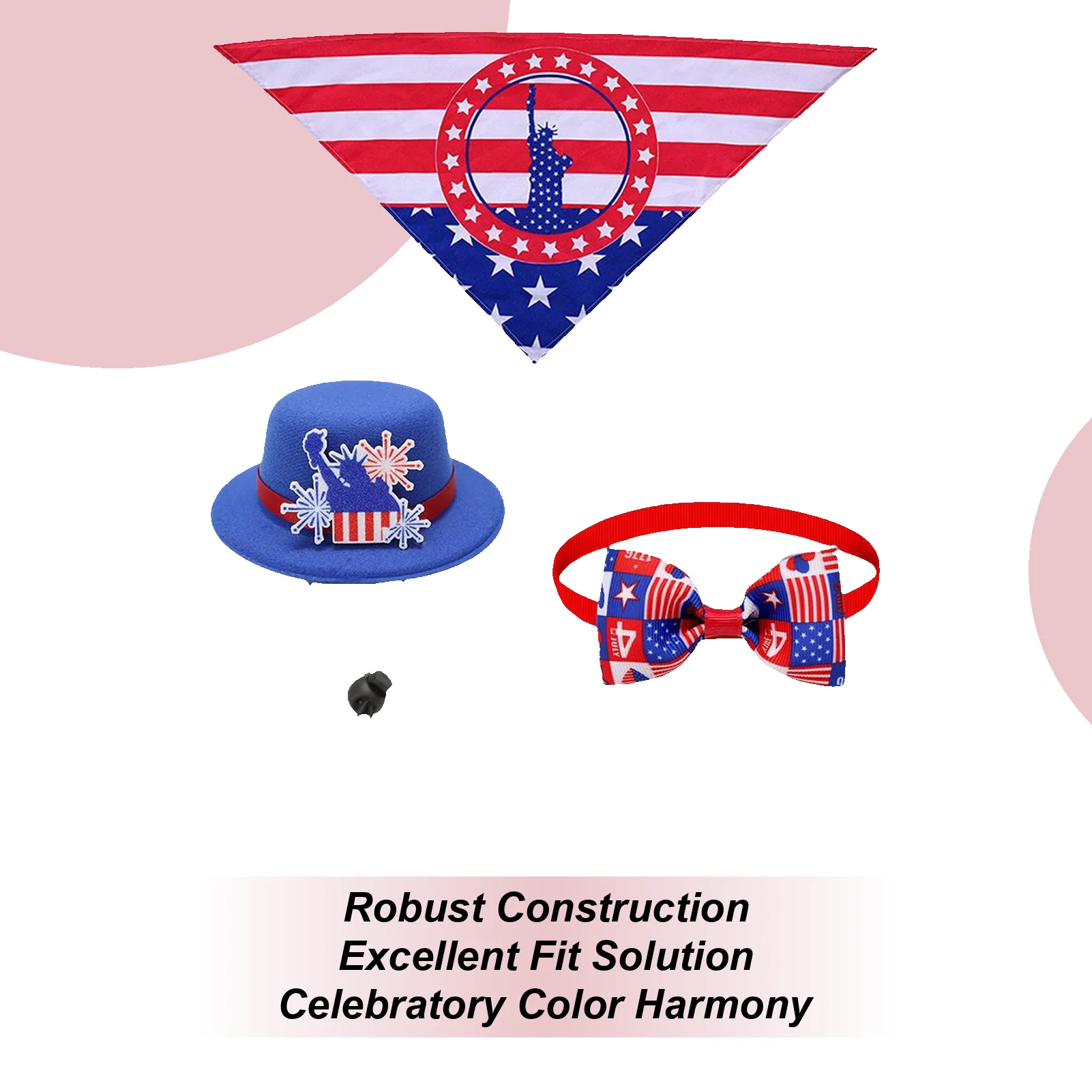 

Porch Geese Clothes 4th Of July Porch Geese Clothing Garden Decoration Accessories For Patio Courtyard Yard Statue Decor Clothes