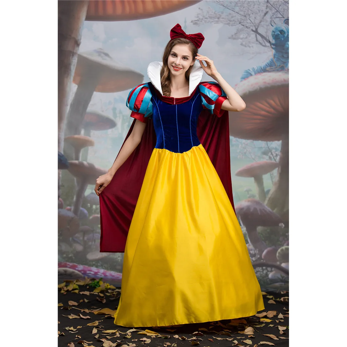 Classique fée T neige blanche loween Cosplay adulte Princ Dr cendrillon bleu ay fée T Costume robe de bal