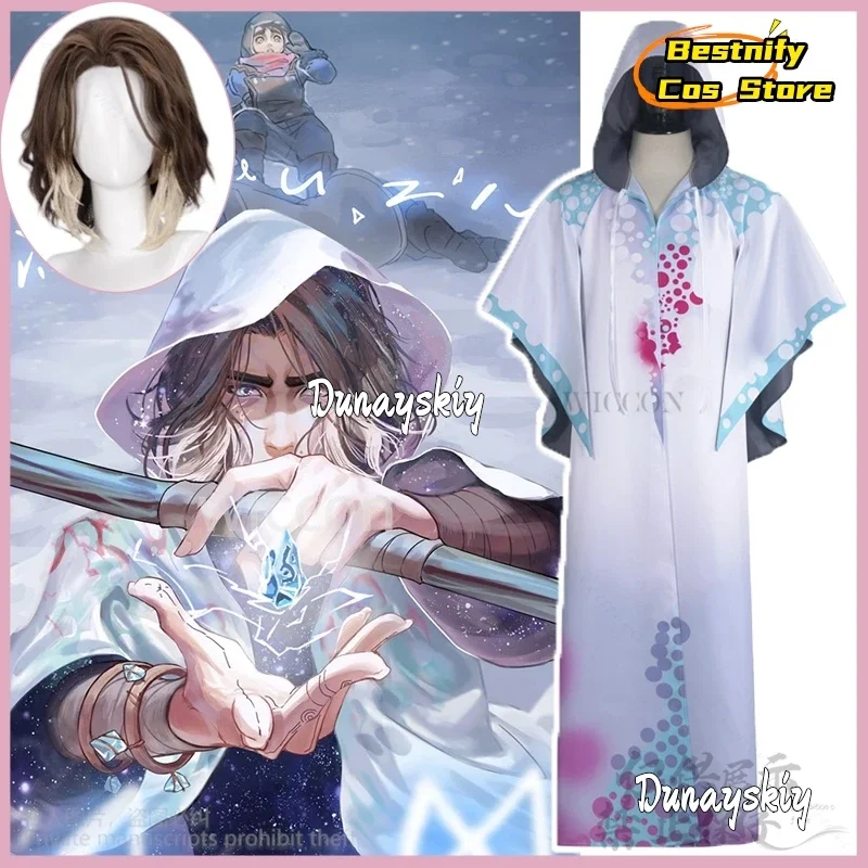 CosplayAnime Game  Arcane Season 2 Cosplay Viktor Costume Uniform Witch Coat Wigs For Man Halloween Christmas Party Suit Customi