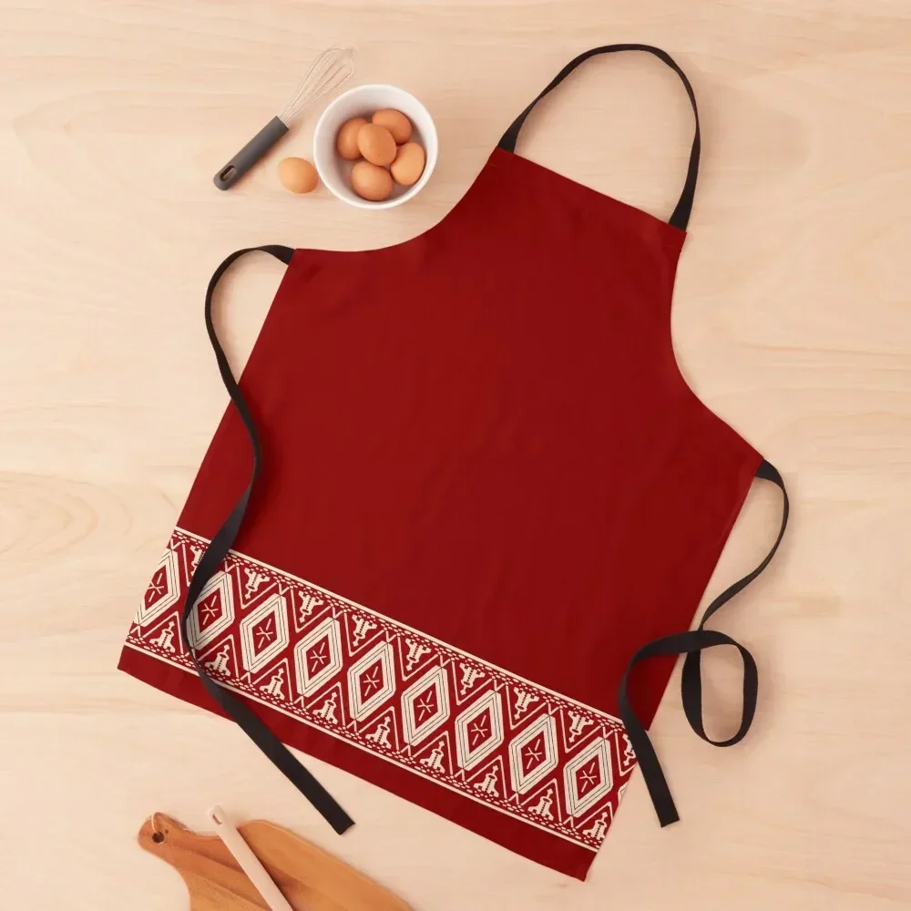 

Slightly Slavic Line Motif Apron For Kitchen For Kitchen Women Children'S Apron