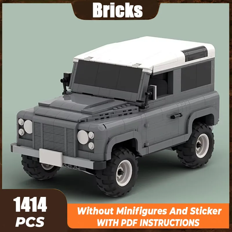 Moc Building Bricks Car Model Defender 90 Heritage Edition Technology Modular Blocks Gifts Toys For Children DIY Sets Assembly