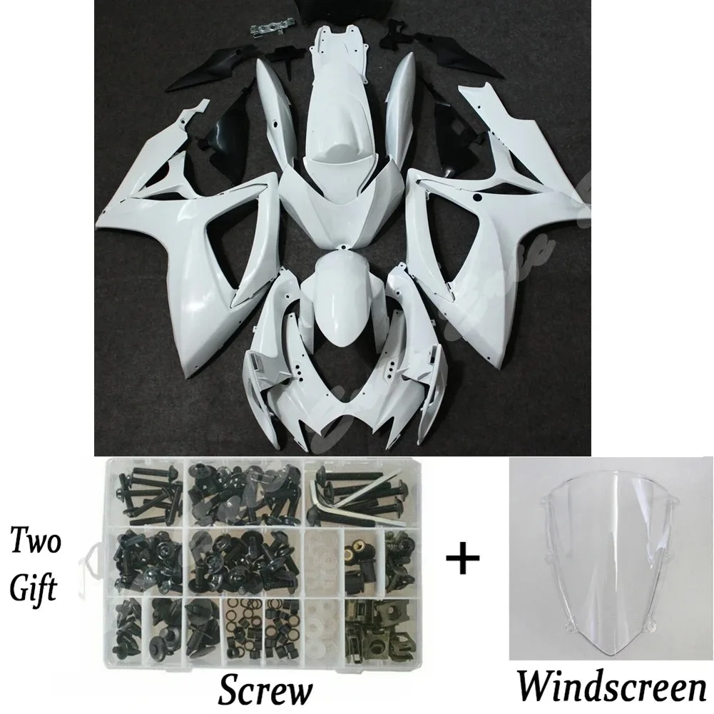 

Unpainted Injection Body Work Race Fairing Set Kit For Suzuki GSXR600 GSXR750 2006 2007 K6