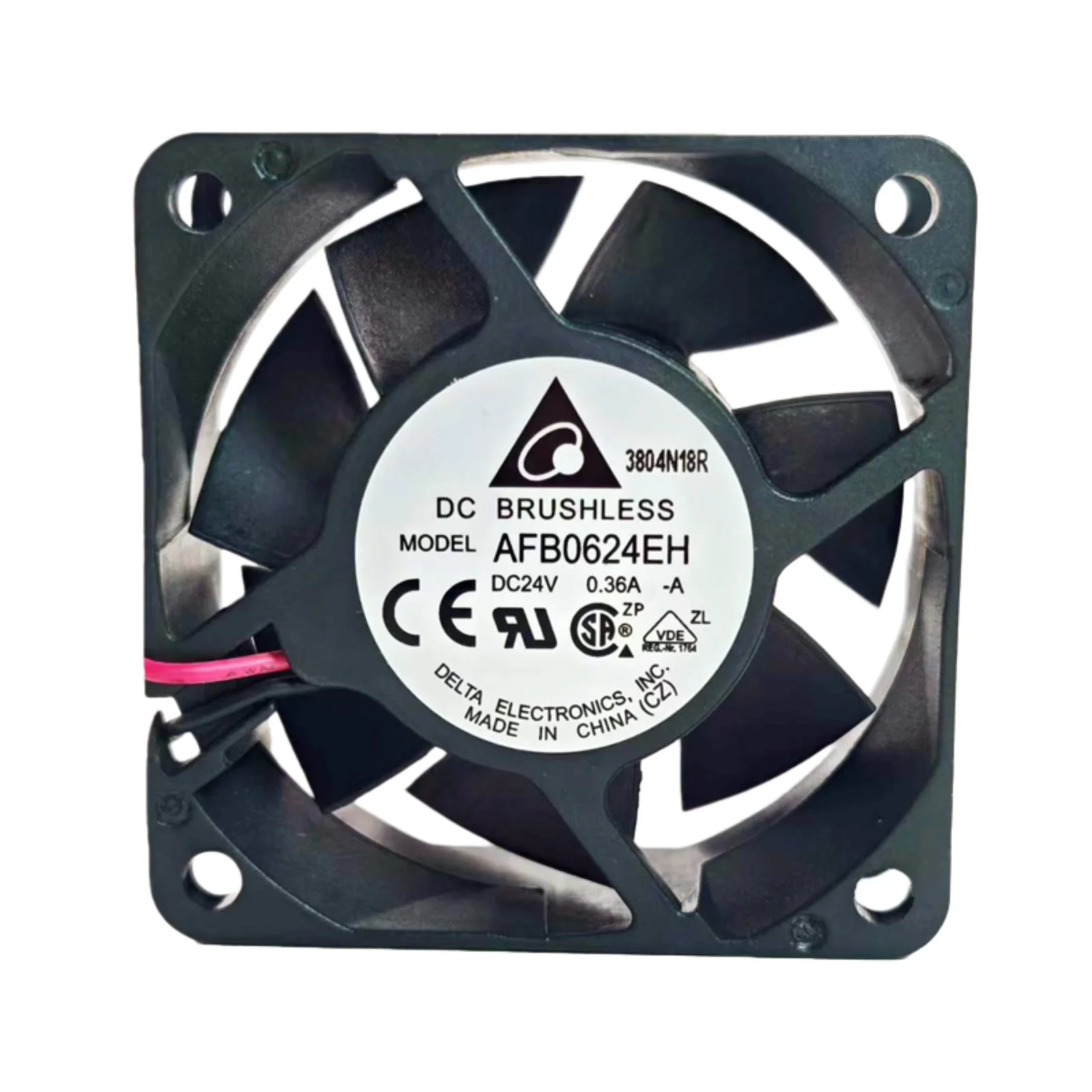 

for Delta AFB0624EH 60x60x25mm 24V Cooling Fan 38.35CFM 46.5dBA Ball Bearing for High-Power Inverter & Industrial Cooling