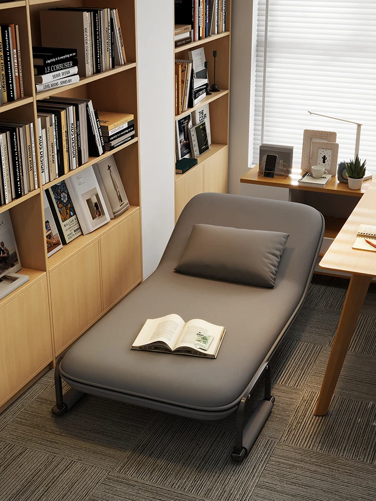 

Lunch break folding bed single recliner office nap dual-purpose small sofa simple escort adult household