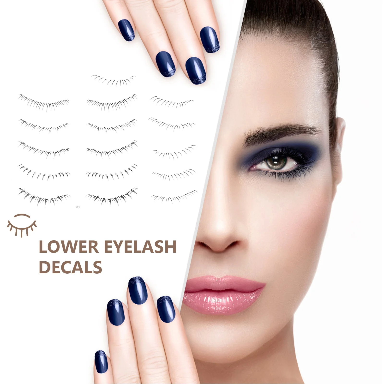 Fake Stickers Lower Shaping Makeup Enhancer For Women Natural Look High Adhesion Seamless Blend Party Wedding Stage Use