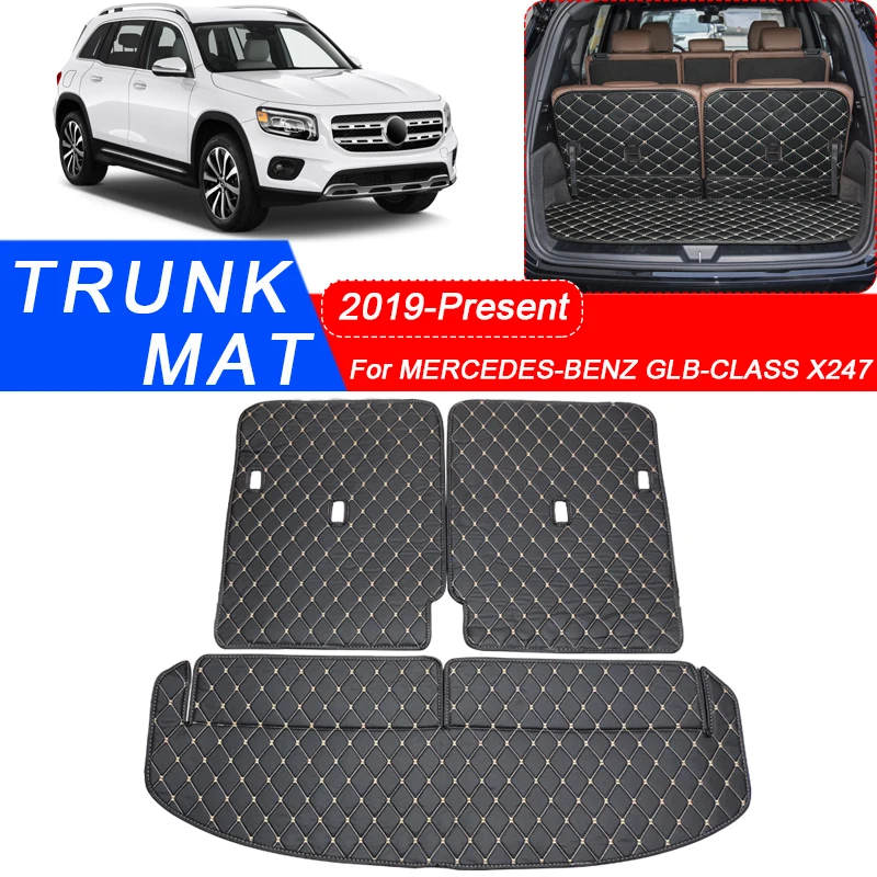 

Custom Car Trunk Main Mats For MERCEDES-BENZ GLB-Class X247 2019-2025 Waterproof Anti Scratch Non-slip Protect Cover Accessory