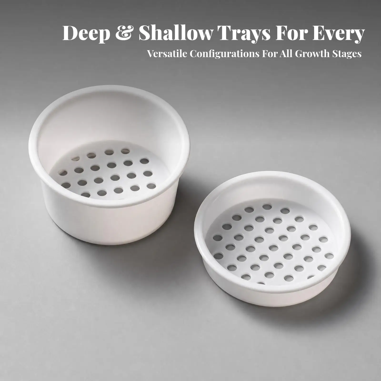 Hydroponic Germination Tray for Glass Jar Circular Perforated Seedling Starter Plastic Insert for Indoor Plant Cultivation