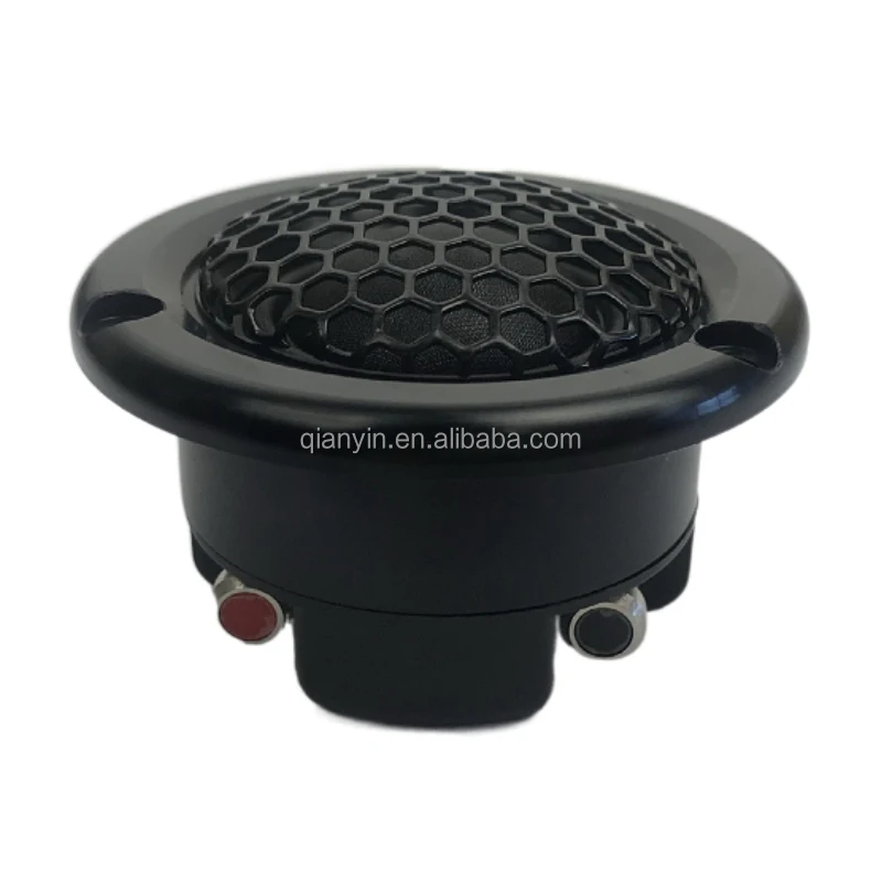 Aluminum Neodymium magnet  High-quality 60mm 4Ohm RMS 20W 92DB 28-core Dome silk Car Tweeters Speaker With Grill(1pcs speaker)