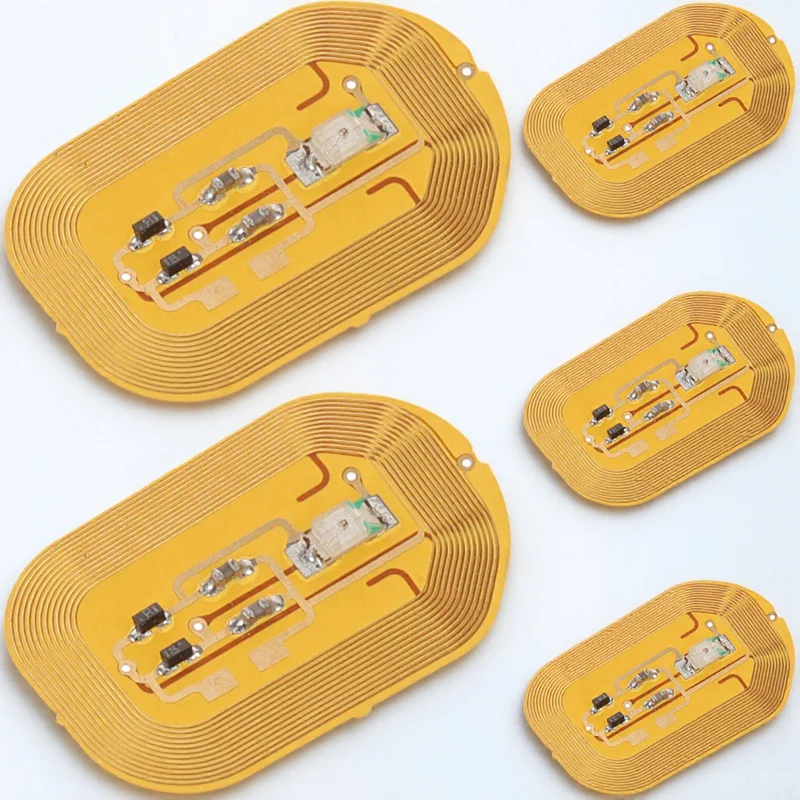 

5Pcs NFC Sensor Nail Stickers Glow DIY Nail Art Decals for Women Fingernail Decorative Manicure Supplies Manicure Sticker