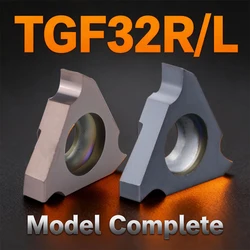 Ferramenta rasa do carboneto do sulco do CNC, TGF32R, TGF32L, 033, 075, 100, 120, 150, 155, 160, 165, 200, 210, 250, 275, 280, 300, 10 PCes