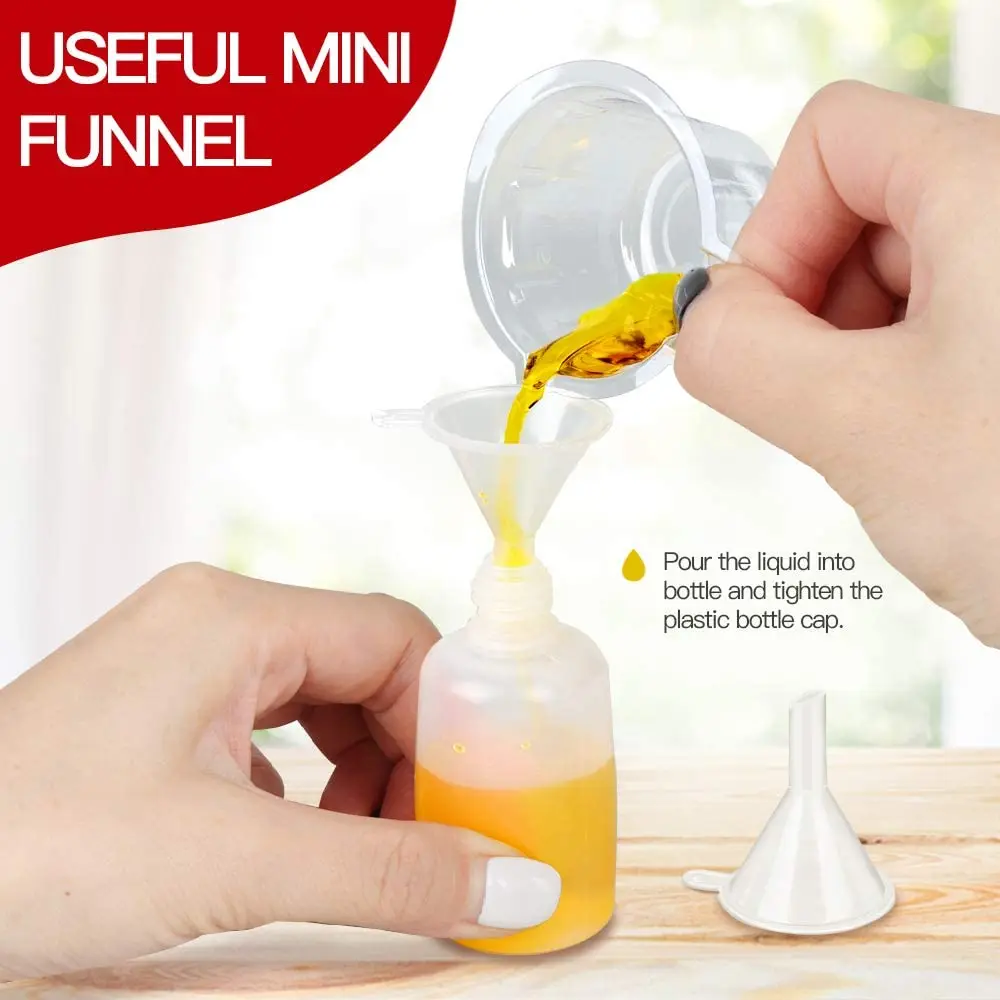 3-100ML Needle Tip Glue Applicator Bottle With funnel kitfor Paper Quilling DIY Scrapbooking Paper Craft Tool