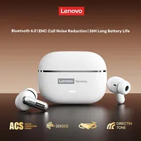 Lenovo LE208 auriculares inalámbricos ENC llamada cancelación de ruido Bluetooth V6.0 auriculares HIFI sonido HD llamada con micrófono