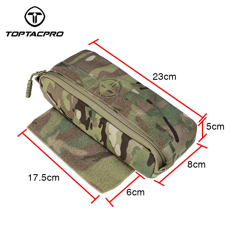 TOPTACPRO taktyczne etui zrzutowe AVS JPC CPC saszetka biodrowa EDC bojowe etui do recyklingu wielofunkcyjne etui Multi-camo 8506