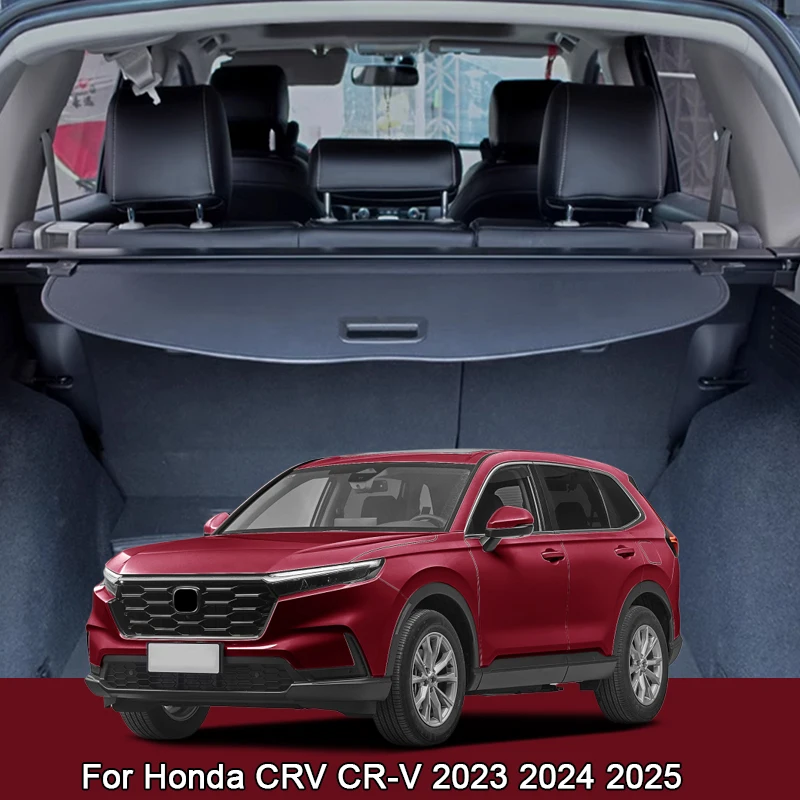For Honda CRV CR-V 2023 2024 2025 Car Retractable Rear Trunk Curtain Cover Organizer Privacy Security Screen Shield Shade Cargo