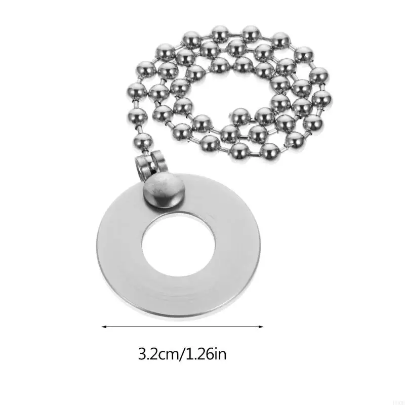 U90E 29x3.2cm Stainless Steel Cymbal Sizzler Extension Chain for Drum Percussion Instruments Parts Drums Accessories