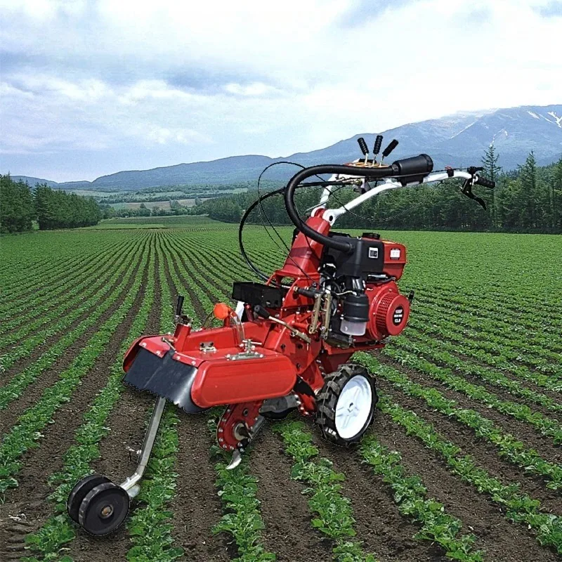 

【Best-selling】Four-wheel drive orchard trenching machine agricultural trenching machine small ridging machine