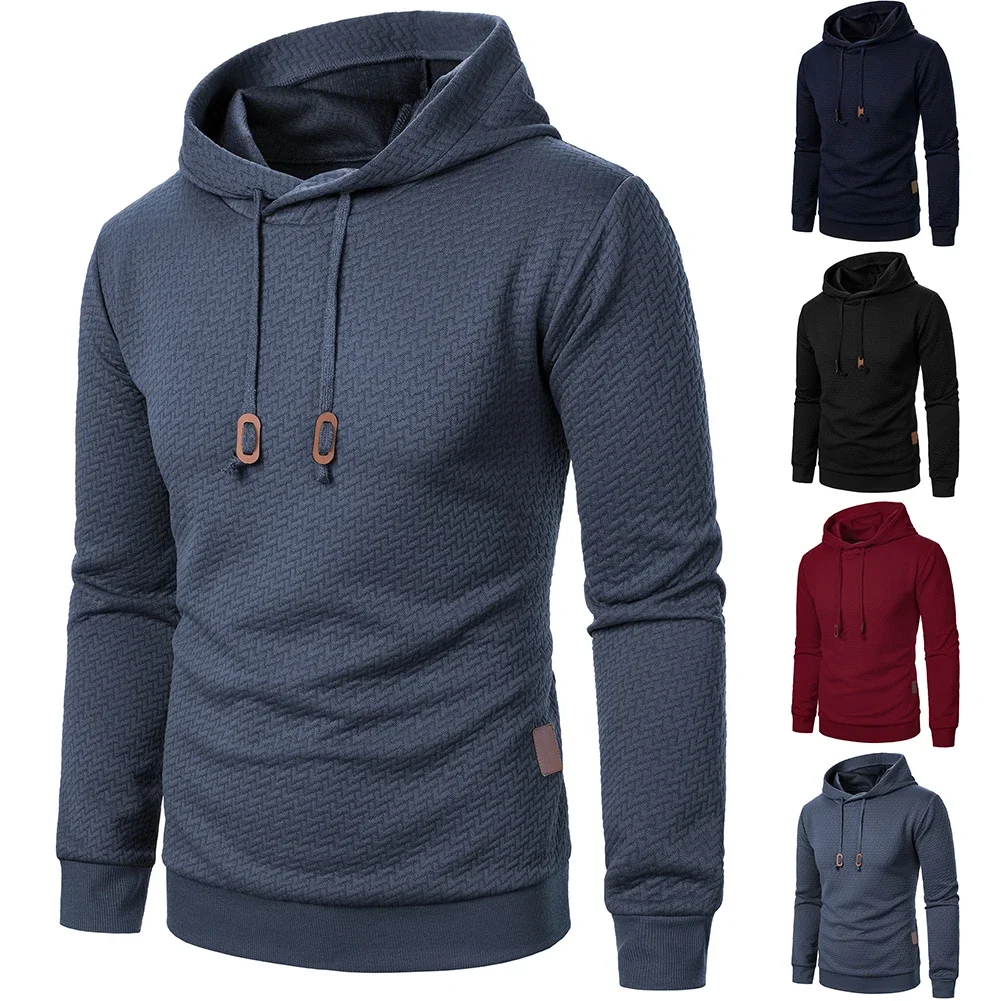 

For Gym For Daily Wear Athletic Sport Sweatshirt Mens Pullover Tops Autumn Wear Hooded Neckline Regular Length