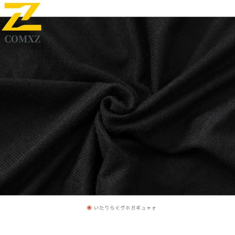 COMXZ 2025 Winter Thick Fleece Lined Mens Cotton Jacket Stand Collar Short Couple Coat Outwear tactics lightweight windbreaker
