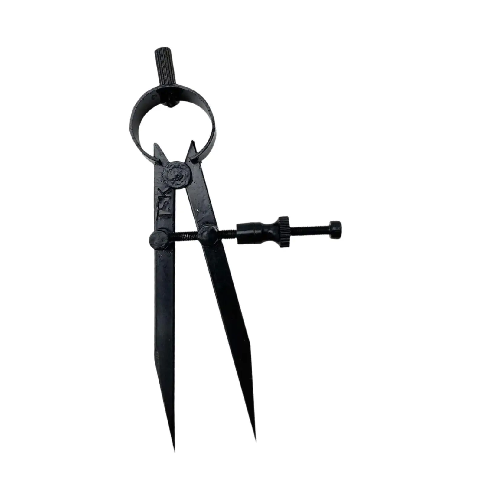 Quality Metal Fine Point Divider with Lockable Spring Wing for Drawing Circles Marking Scribe Tool Jewelry Design Use