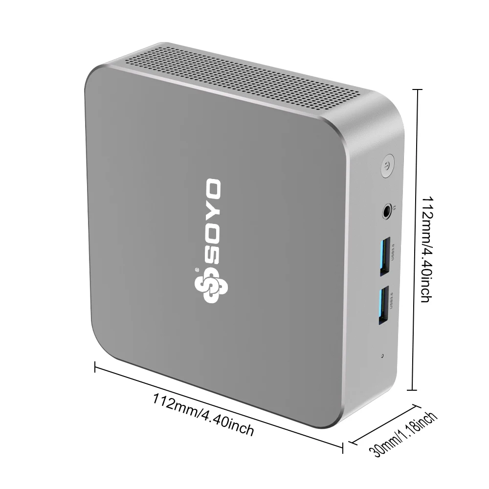SOYO M4 Air Mini PC Intel Alder Lake N95 Windows 11 Mini Gaming Compute 8GB DDR4 256GB SSD PCIe M.2 WiFi5 BT4.2 Computer desktop