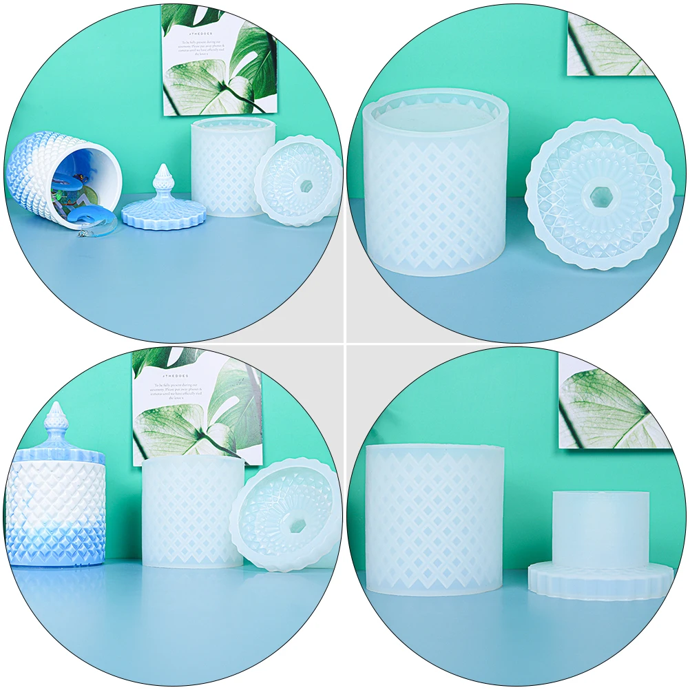 

Epoxy Resin DIY Crystal Drop Storage Box nament Craft Crystal Drop Mold Premium Silicone Tool Jewelry Accessories Part