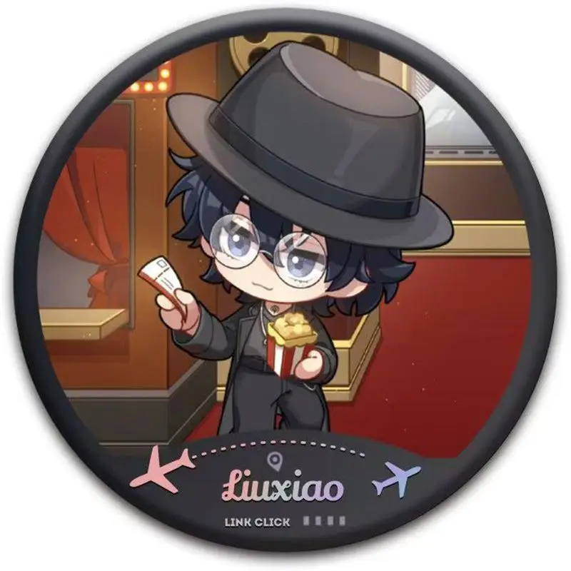 Link Click Collection: Charles Lucas Jo Yoyo vein, Cute Creative Anime, Cartoon Pattern, Fashion Decoration, Q Edition Bar Badge