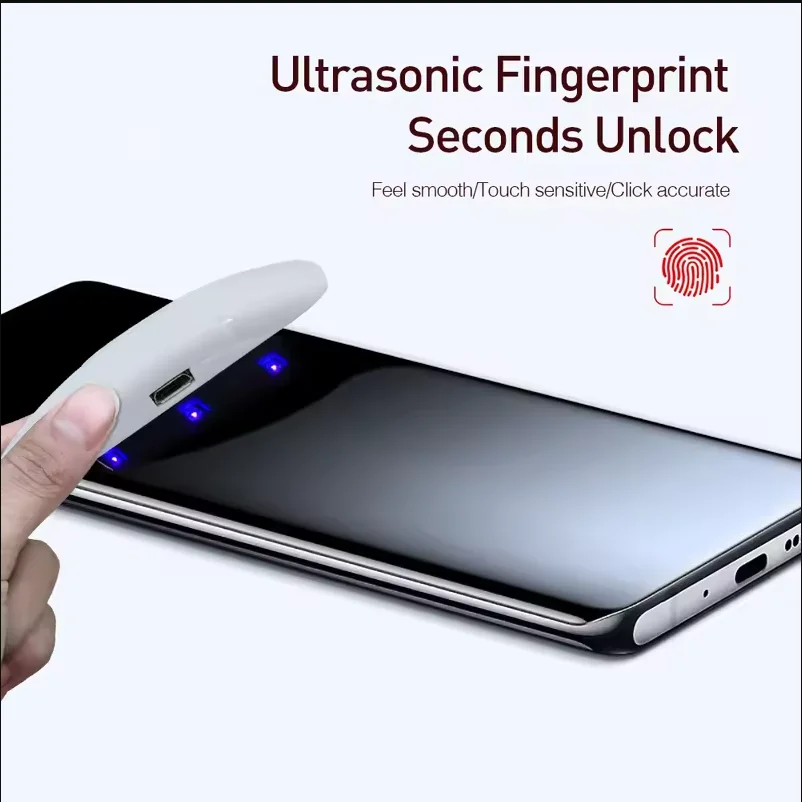 Защитная пленка из закаленного стекла с нано-жидким УФ-клеем для iPhone 17, 16 Pro Max, 12, 13 Mini, 11, 14, 15 Plus