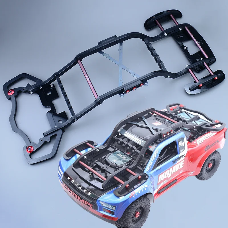 

Для 1/8 ARRMA RC Mojave 4S BLX Desert Truck Автомобиль в сборе с роликовой рамой в виде рамы, каркас на основе
