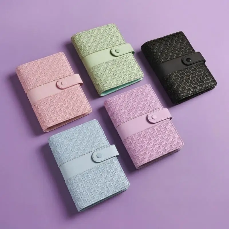 A6 Binder Pockets Soft Leather Binder Budget Planner Cash Envelope Binder With Budget Envelopes Wallet Budgeting Agenda Planner