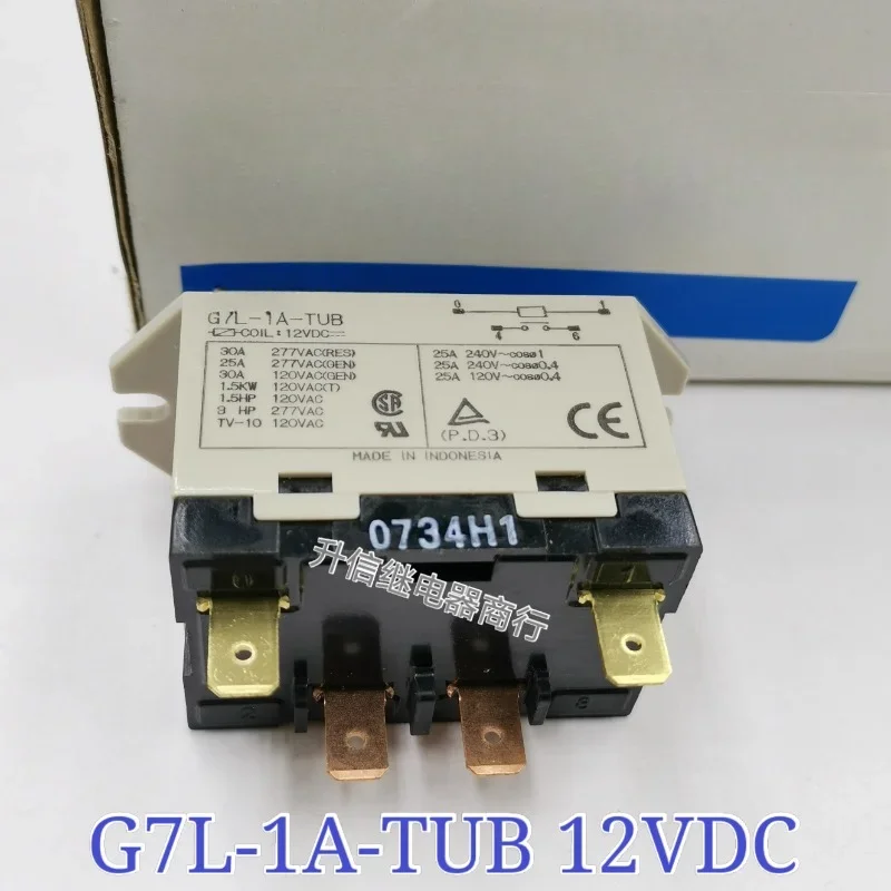 

（Brand New Original）1pcs/lot 100% original genuine relay:G7L-1A-TUB 12VDC High power relay