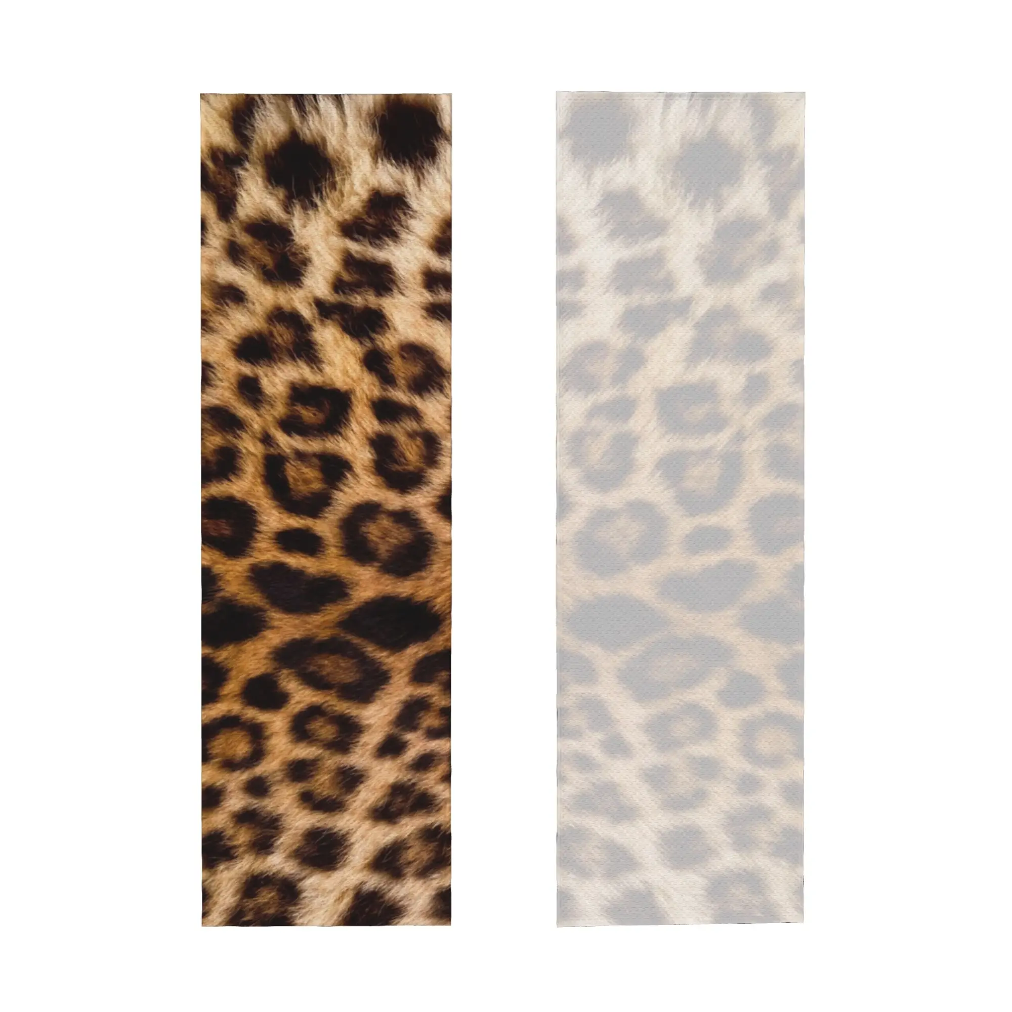 Leopard Print Pattern Cold Exercise Towel Face Towel Quick Dry  Shower Breathable Cold Towel