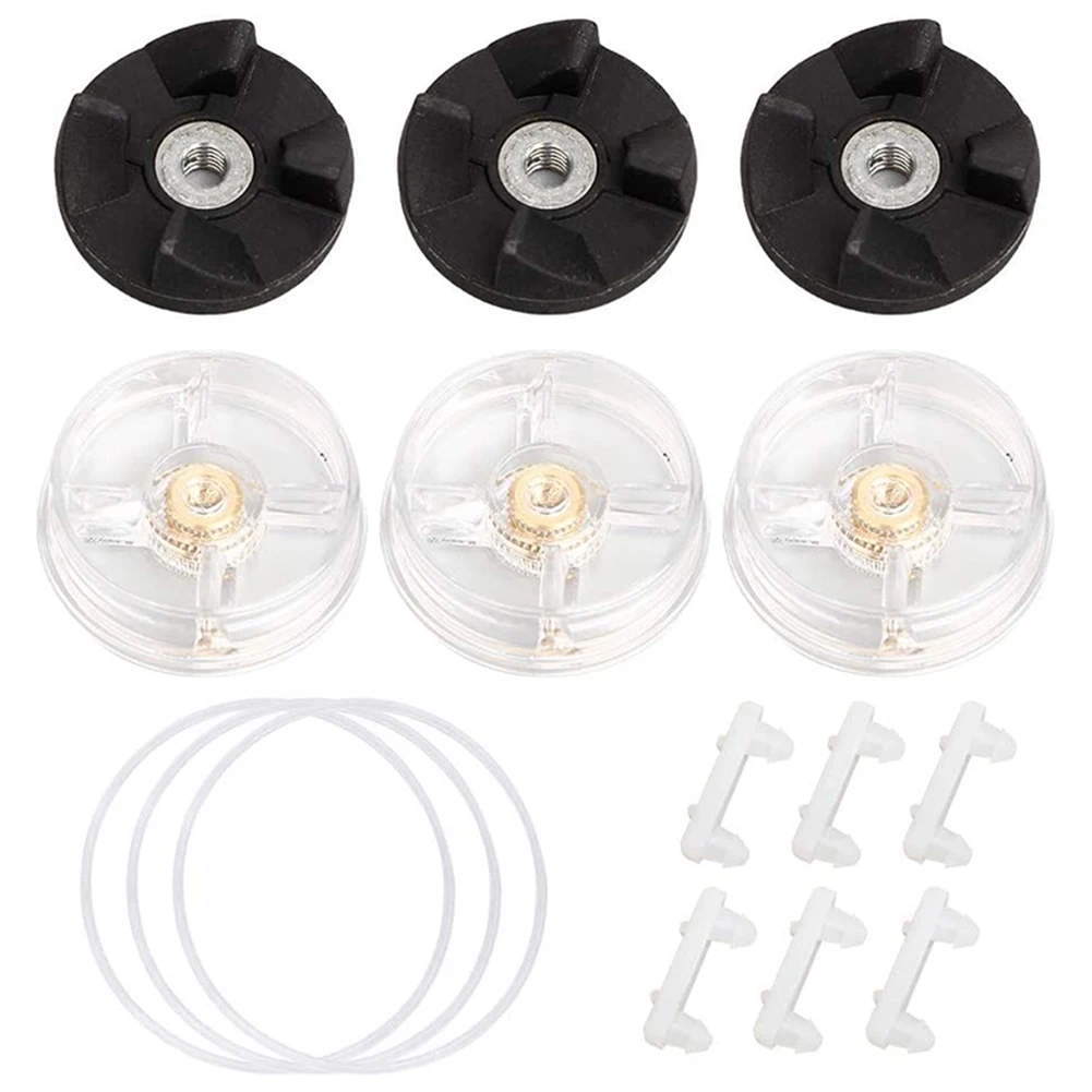 M04K Parts Gears Gaskets 15Pcs/Set 250W For Magic Blender, Include Base Gears, Balde Gears, Rubber Bush Shock Pads
