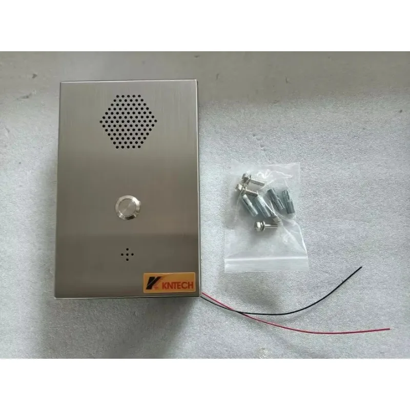 

2025/KNZD-36 Kntech Analog phone Vandal Resistant Weatherproof Hand intercom Wall Industrial telephone Elevator office SUS30